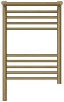 Полотенцесушитель электрический Сунержа Богема 3.1 32-6006-6040 70x45 см, подключение слева, золотой шелк, лесенка, с полкой