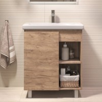 Мебель для ванной комнаты Vigo Milos 70 напольная, дуб золотой