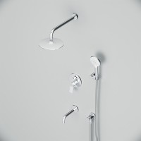 Душевой комплект AM.PM X-Joy FB85A3RH30 С ВНУТРЕННЕЙ ЧАСТЬЮ, хром