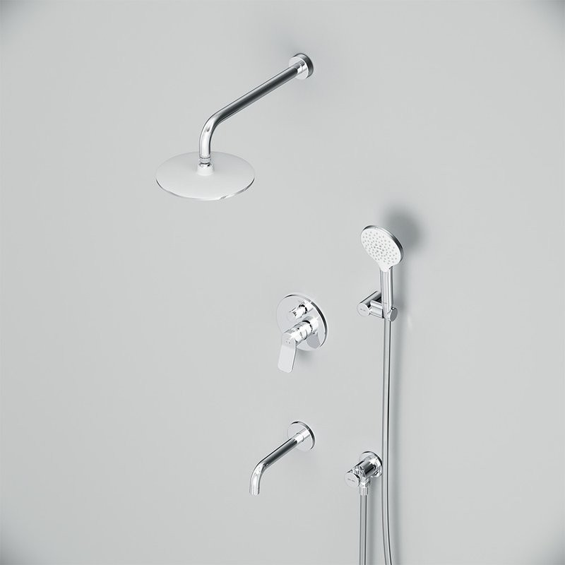 Душевой комплект AM.PM X-Joy FB85A3RH30 С ВНУТРЕННЕЙ ЧАСТЬЮ, хром