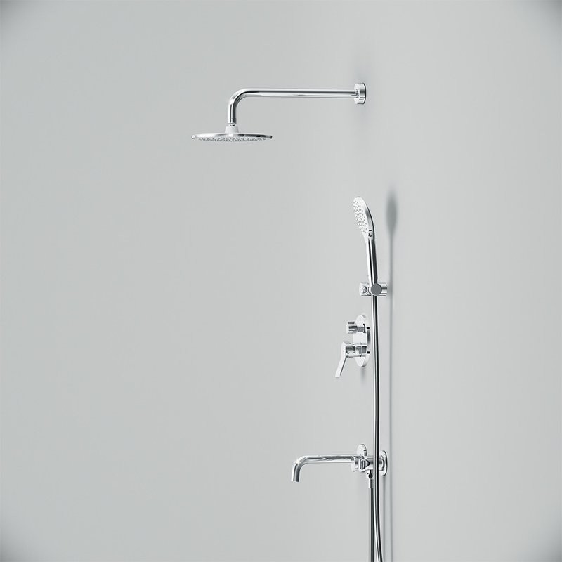 Душевой комплект AM.PM X-Joy FB85A3RH30 С ВНУТРЕННЕЙ ЧАСТЬЮ, хром