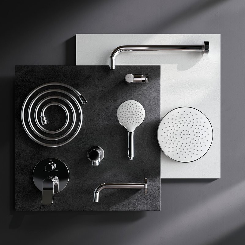 Душевой комплект AM.PM X-Joy FB85A3RH30 С ВНУТРЕННЕЙ ЧАСТЬЮ, хром