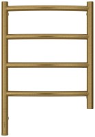 Полотенцесушитель электрический Сунержа Галант 3.1 051-6000-5040 60x45 см, подключение слева, состаренная латунь, лесенка