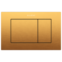 Кнопка смыва для унитаза Boheme 650/2-BR нержавеющая сталь, цвет бронза