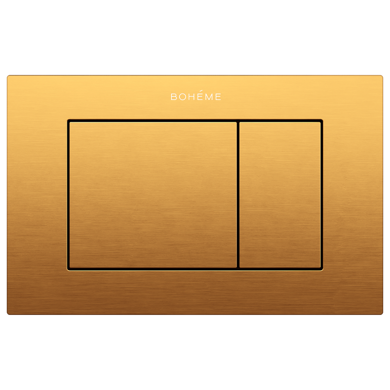 Кнопка смыва для унитаза Boheme 650/2-BR нержавеющая сталь, цвет бронза