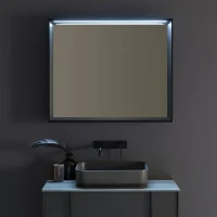 Зеркало Allen Brau Reality 60 с подсветкой, черный браш