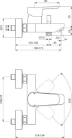 Комплект для ванной Ideal Standard Ceraplan III BD005AA Комплект для ванной Ideal Standard Ceraplan III BD005AA