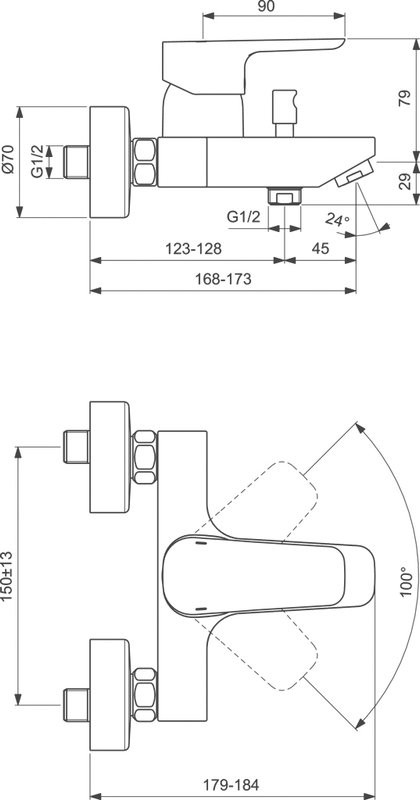Комплект для ванной Ideal Standard Ceraplan III BD005AA