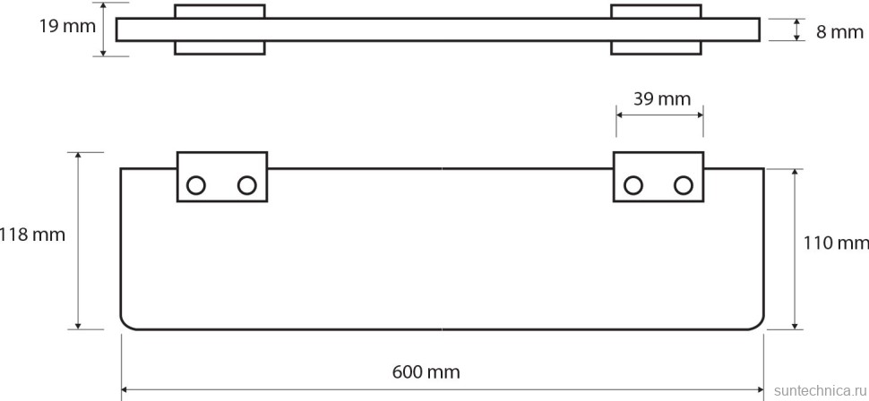 Полка Bemeta Via 135002242