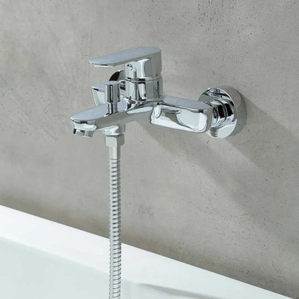 Смеситель для ванны с душем AQUATEK Ника AQ1840CR хром
