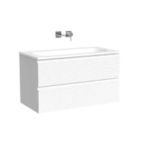 Тумба с раковиной Sancos Folk 90 подвесная, bianco, раковина СN7019wx