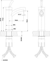 Смеситель для раковины Lemark Element LM5106S