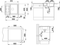 Мойка кухонная Blanco Metra 6 белая