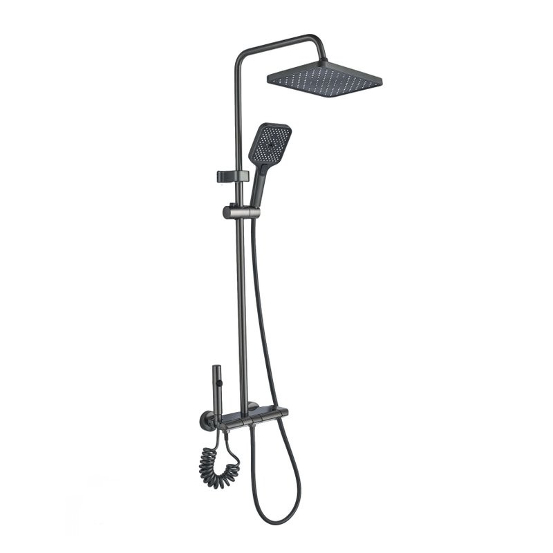 Душевая стойка Ceruttispa 11360 графит