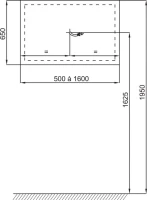 Зеркало Jacob Delafon EB1165-NF 140 с подсветкой