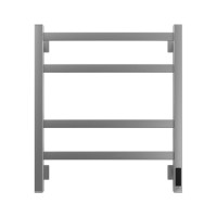 Полотенцесушитель электрический Grota Nosto 530х600 NM EL 60x55 см, подключение справа, слева, скрытое подключение справа, матовый хром, лесенка