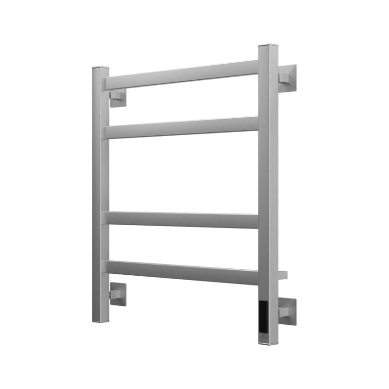Полотенцесушитель электрический Grota Nosto 530х600 NM EL 60x55 см, подключение справа, слева, скрытое подключение справа, матовый хром, лесенка