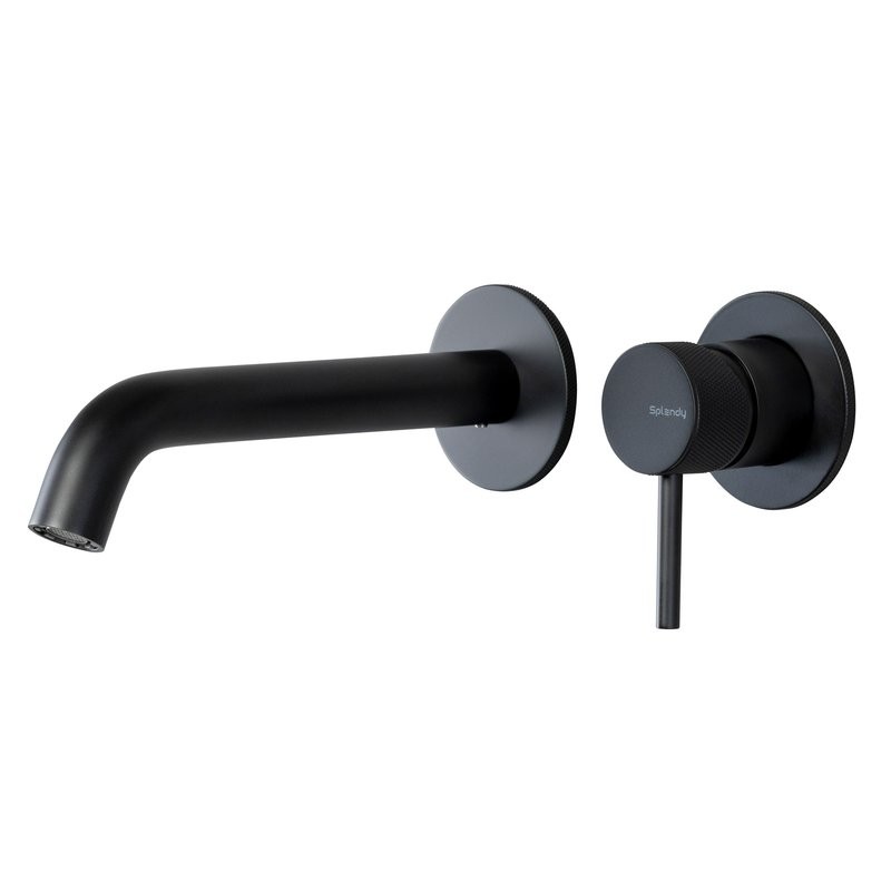 Смеситель для раковины Splendy Passion PA201205UK2BM С ВНУТРЕННЕЙ ЧАСТЬЮ, черный матовый