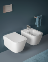 Биде подвесное ArtCeram A16 ASB004 01 00 глянцевое белое Биде подвесное ArtCeram A16 ASB004 01 00 глянцевое белое