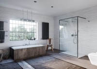 Термостатический смеситель встраиваемый Kludi Ameo 418300575 для ванны с душем