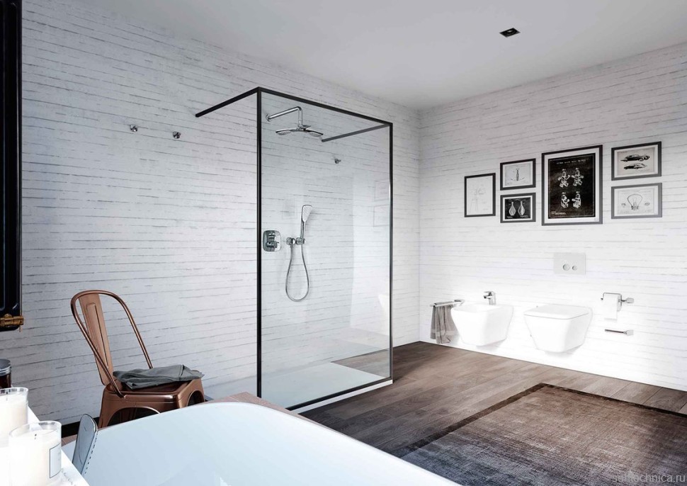 Термостатический смеситель встраиваемый Kludi Ameo 418300575 для ванны с душем