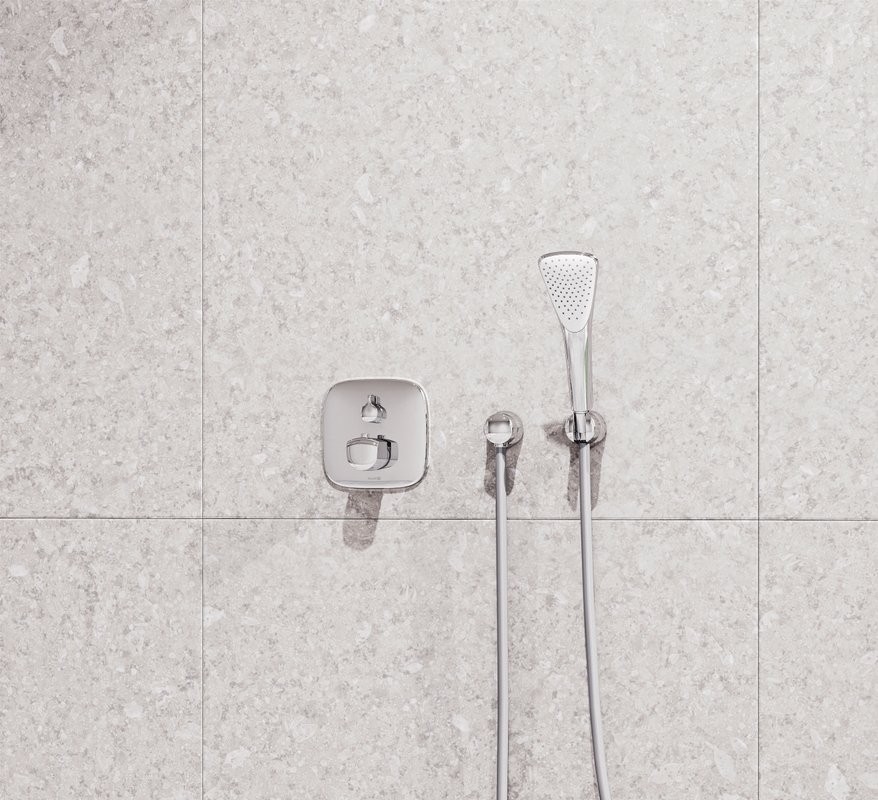 Термостатический смеситель встраиваемый Kludi Ameo 418300575 для ванны с душем