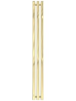 Полотенцесушитель электрический Сунержа Вердикт 4.0 020-0852-1210 120x15 см, подключение слева, скрытое подключение слева, шампань, I-образный