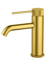 Смеситель для раковины Timo Saona 2461/20F золото шлифованное