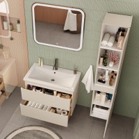 Мебель для ванной комнаты SanStar Riana 80 подвесная, cappuccino, раковина Como 80