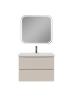 Мебель для ванной комнаты SanStar Riana 80 подвесная, cappuccino, раковина Como 80