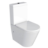 Унитаз-компакт напольный AZARIO Luana AZ-8593 глянцевый белый