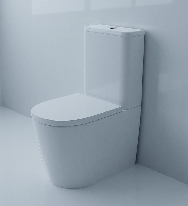 Унитаз-компакт напольный AZARIO Luana AZ-8593 глянцевый белый