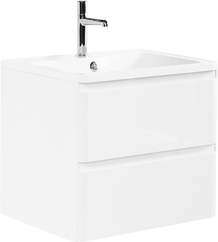 Тумба с раковиной BelBagno Albano 70 подвесная, bianco lucido