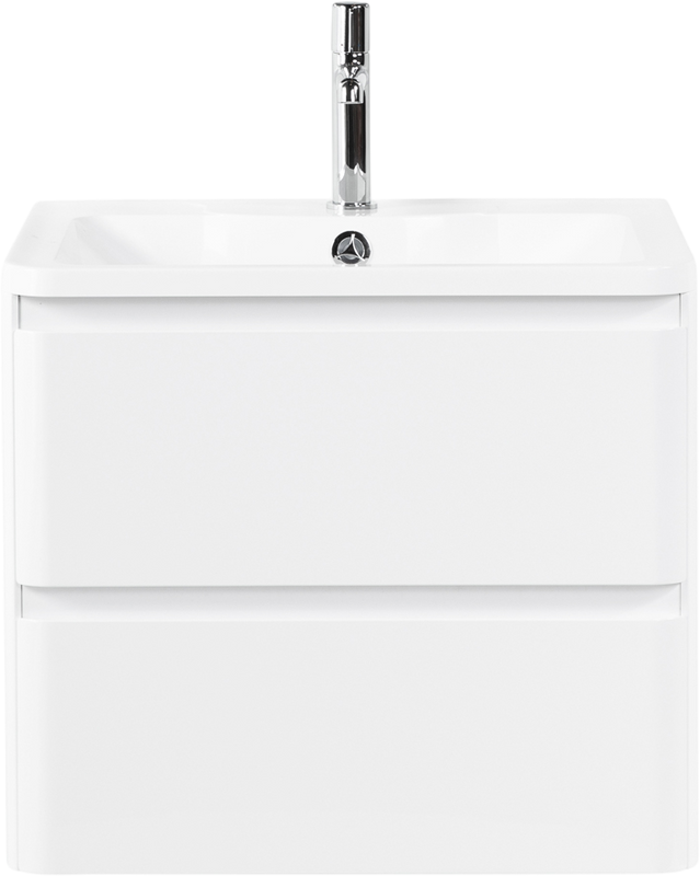 Тумба с раковиной BelBagno Albano 70 подвесная, bianco lucido