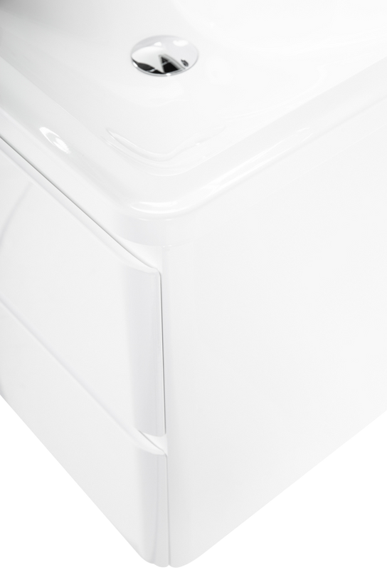 Тумба с раковиной BelBagno Albano 70 подвесная, bianco lucido