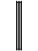 Полотенцесушитель электрический Сунержа Терция 4.0 31-0884-1206 120x15 см, подключение слева, скрытое подключение слева, матовый черный, I-образный