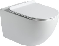 Унитаз подвесной SantiLine SL-5002T-MW белый матовый