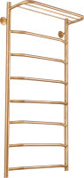 Полотенцесушитель водяной Secado Агата 3 105x55 см, бронза, лесенка, латунь, с полкой