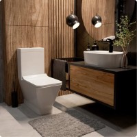 Унитаз напольный Aquame AQM1005PRO с сиденьем без бачка