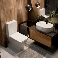 Унитаз напольный Aquame AQM1005PRO с сиденьем без бачка