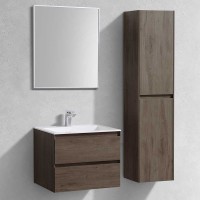 Мебель для ванной комнаты Vincea Luka 60 2 ящика, темный дуб