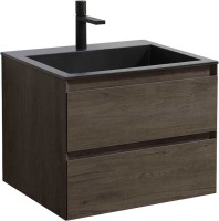 Мебель для ванной комнаты Vincea Luka 60 2 ящика, темный дуб