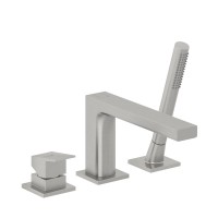 Смеситель на борт ванны Kludi Decus 54448N575 брашированный никель