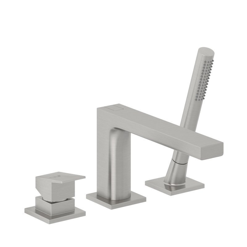 Смеситель на борт ванны Kludi Decus 54448N575 брашированный никель