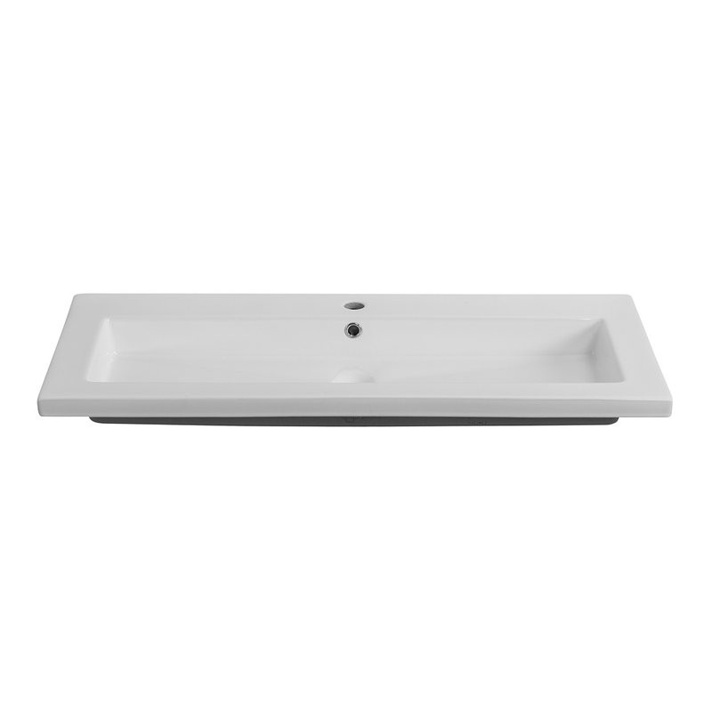 Тумба с раковиной Cezares Plane 100 bianco lucido, раковина Cezares CZR-8070-100