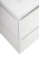 Тумба с раковиной Cezares Plane 100 bianco lucido, раковина Cezares CZR-8070-100