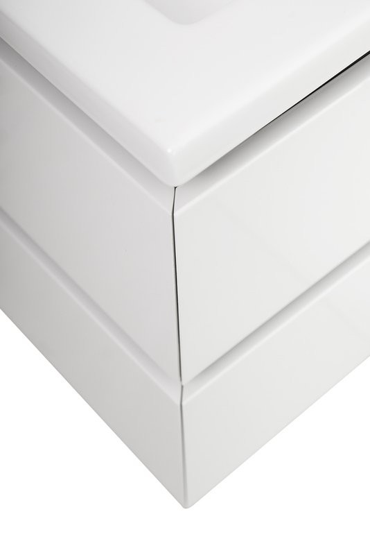 Тумба с раковиной Cezares Plane 100 bianco lucido, раковина Cezares CZR-8070-100