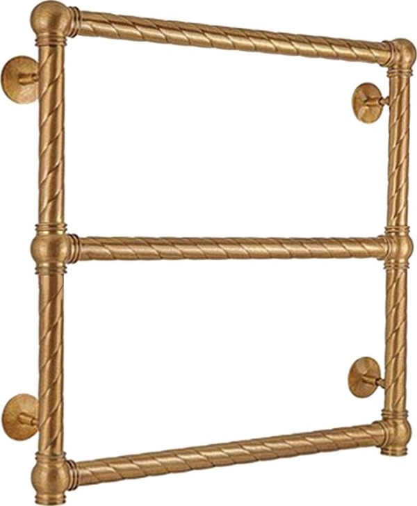 Полотенцесушитель водяной Secado Фалерони 1 Trenza 60x55 см, бронза, лесенка, латунь