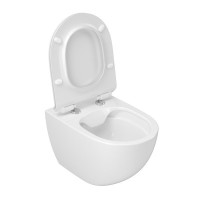 Унитаз подвесной Ravak Vita RimOFF безободковый, сиденье с микролифтом, белый