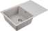 Комплект  Мойка кухонная Paulmark Flugen PM217850-GR серый + Смеситель для кухни Paulmark Logas Lo213021-310 серый